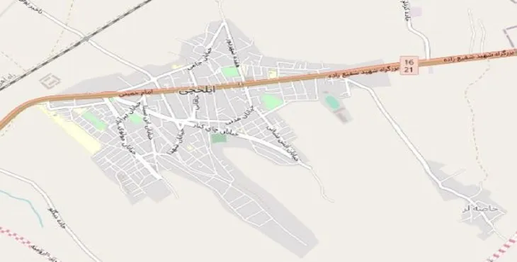 دانلود نقشه شهر ایلخچی + pdf با کیفیت بالا