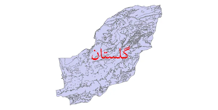 دانلود نقشه شیپ فایل (GIS) کاربری اراضی استان گلستان