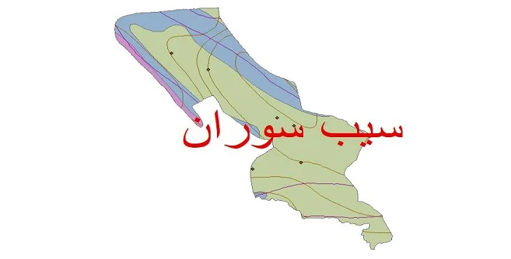 نقشه شیپ‌ فایل اقلیم‌شناسی شهرستان سیب و سوران + 7 لایه اقلیمی