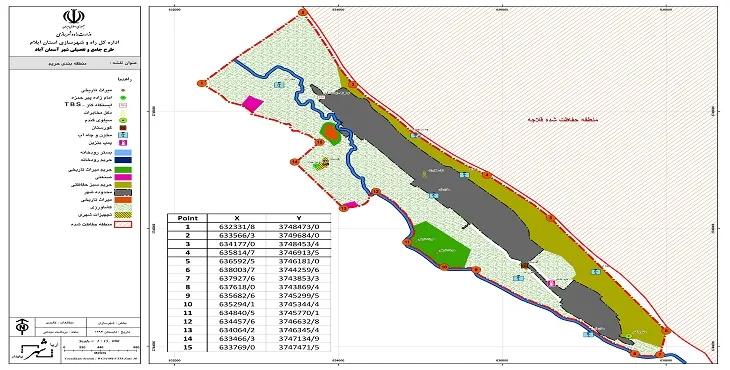 نقشه محدوده و حریم شهر آسمان آباد | کیفیت بالا