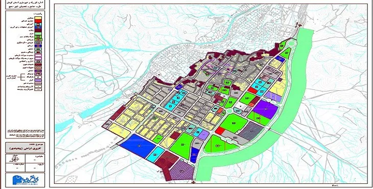  دانلود نقشه طرح جامع-تفصیلی شهر دهج
