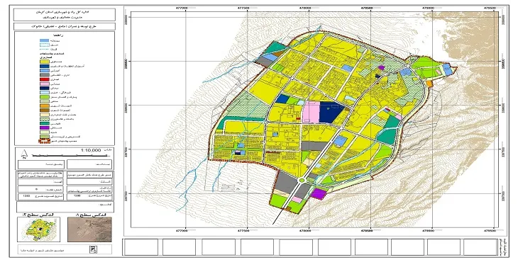 دانلود طرح جامع شهر خانوک سال 92 + آلبوم نقشه ها