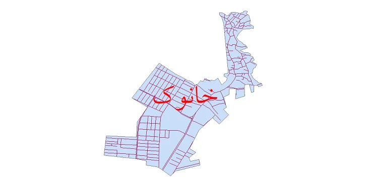 دانلود نقشه شیپ فایل شبکه معابر شهر خانوک
