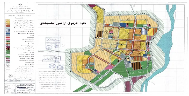 دانلود طرح جامع شهر سرخس سال 78 + آلبوم نقشه ها