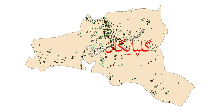 دانلود فایل جمعیت نقاط شهری و روستایی شهرستان گلپایگان از سال 1335 تا 1395