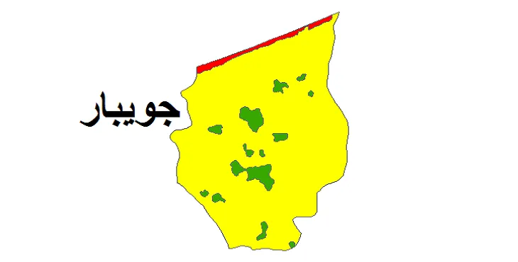 بروزترین نقشه شیپ فایل کاربری اراضی شهرستان جویبار + PDF
