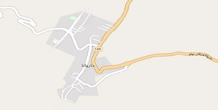 دانلود نقشه شهر خاروانا + pdf با کیفیت بالا