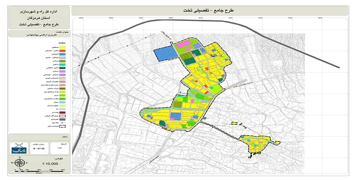  دانلود طرح جامع شهر تخت سال 92 + آلبوم نقشه ها
