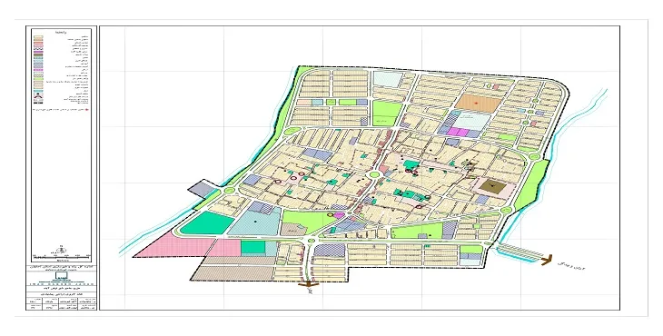 دانلود آلبوم نقشه های طرح جامع شهر نوش آباد