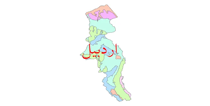 دانلود نقشه شیپ فایل (GIS) جنس خاک استان اردبیل