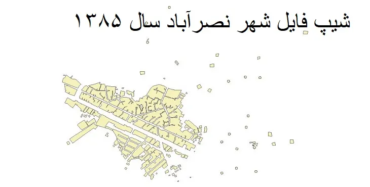 دانلود شیپ فایل بلوک آماری شهر نصرآباد