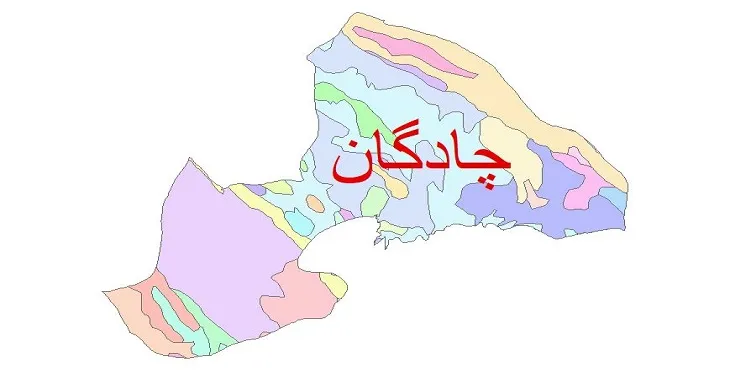 نقشه شیپ فایل (GIS) زمین‌ شناسی شهرستان چادگان