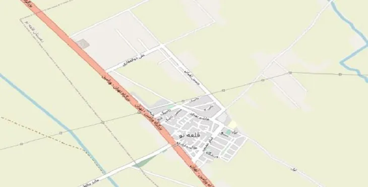 دانلود نقشه شهر قلعه نو + pdf با کیفیت بالا