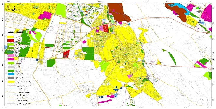 نقشه شیپ فایل (GIS) شهر شهریار 1404 + عکس با کیفیت