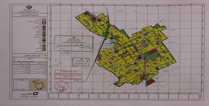 دانلود نقشه کاربری اراضی شهر سیرجان | وضع موجود+پیشنهادی