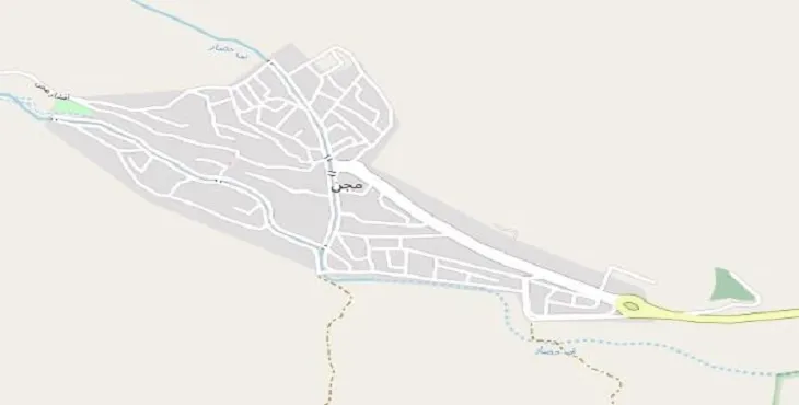 دانلود نقشه شهر مجن + pdf با کیفیت بالا