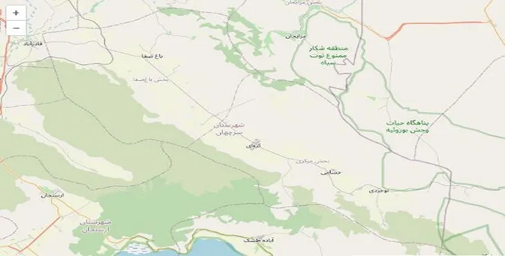 دانلود نقشه شهرستان سرچهان + pdf با کیفیت بالا