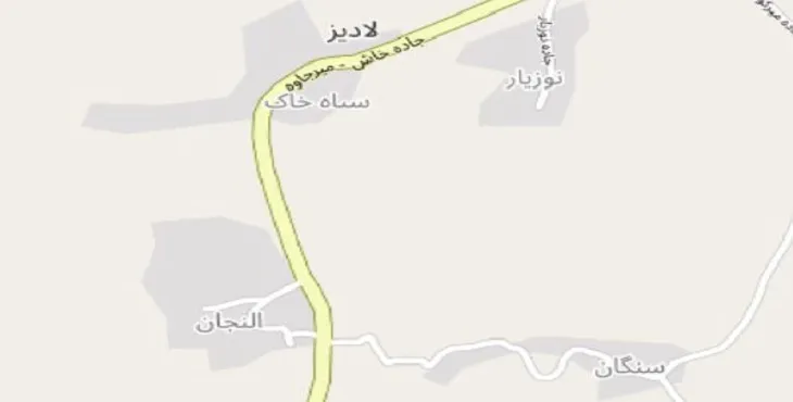 دانلود نقشه شهر لادیز + pdf با کیفیت بالا