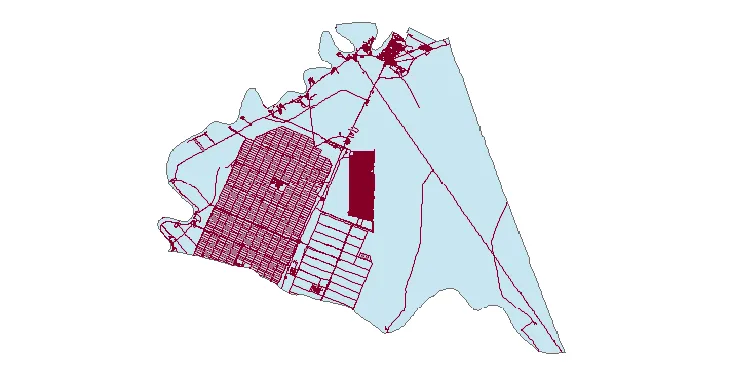 جدیدترین نقشه شیپ فایل راه های شهرستان کارون + PDF
