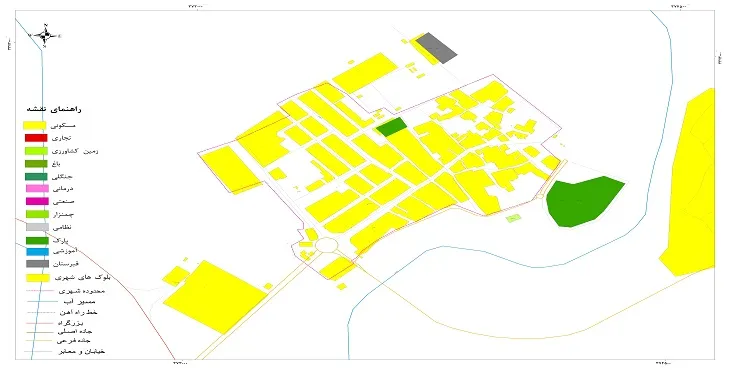 جدیدترین نقشه شهر زهره | قابل چاپ + کیفیت بالا