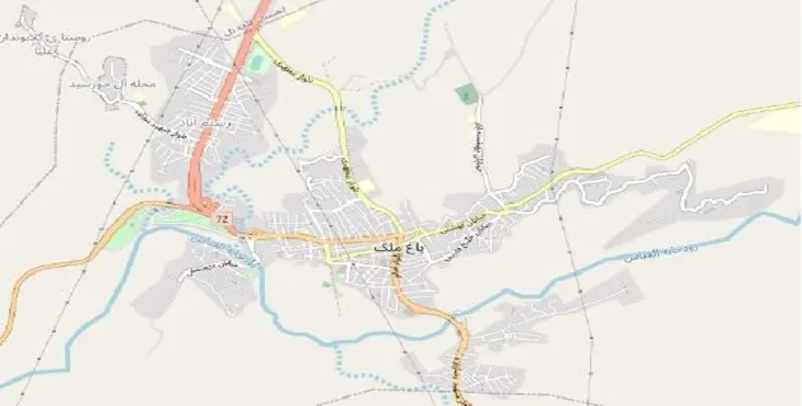 دانلود نقشه شهر باغملک + pdf با کیفیت بالا