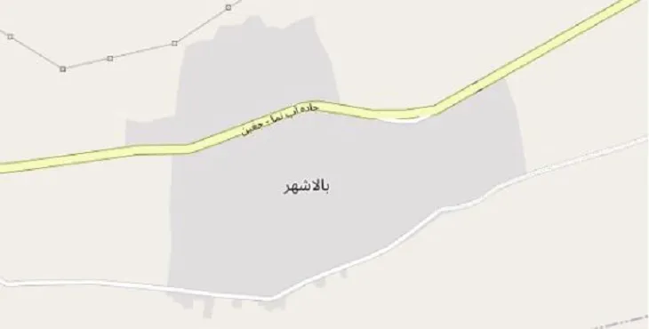 دانلود نقشه شهر بالاشهر + pdf با کیفیت بالا