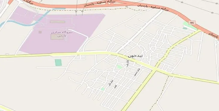 دانلود نقشه شهر بیدخون + pdf با کیفیت بالا