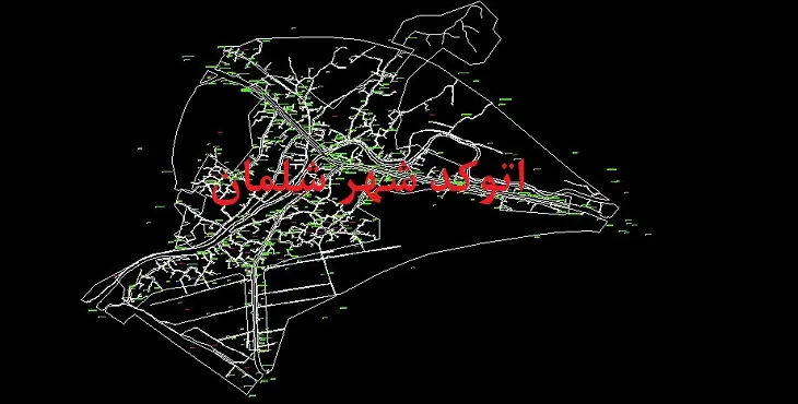 دانلود نقشه اتوکد شهر شلمان