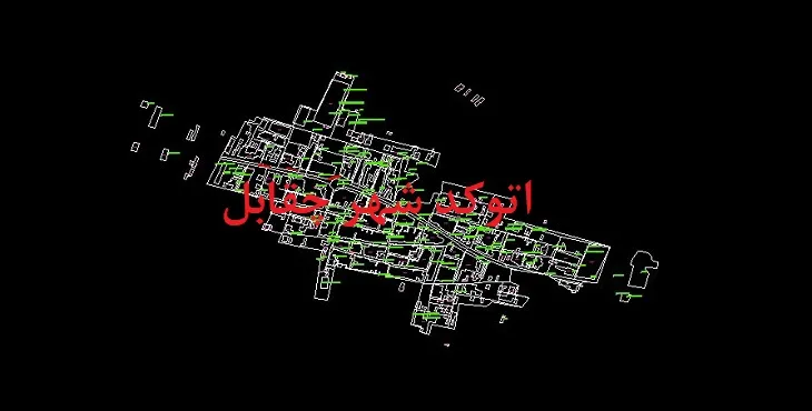 دانلود نقشه اتوکد شهر چقابل