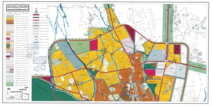 دانلود آلبوم نقشه های طرح جامع شهر تربت حیدریه