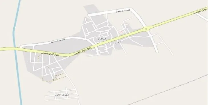 دانلود نقشه شهر بنجار + pdf با کیفیت بالا