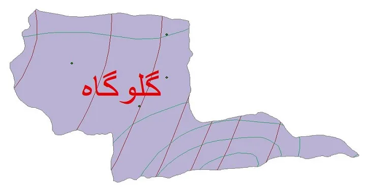 نقشه شیپ‌ فایل اقلیم‌شناسی شهرستان گلوگاه + 7 لایه اقلیمی