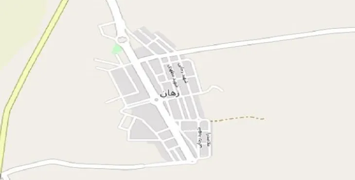 دانلود نقشه شهر زهان + pdf با کیفیت بالا