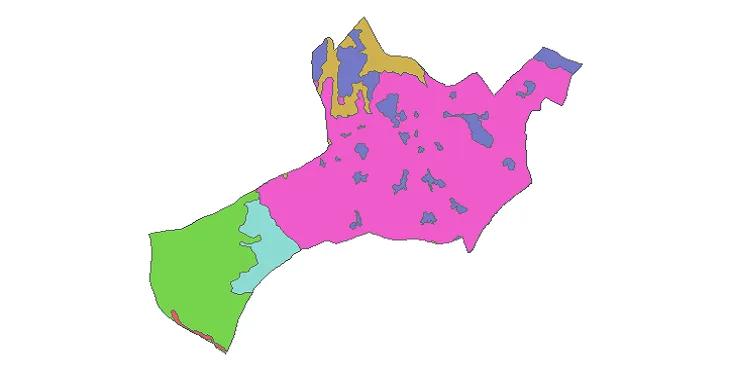 بروزترین نقشه شیپ فایل کاربری اراضی شهرستان شهریار + PDF