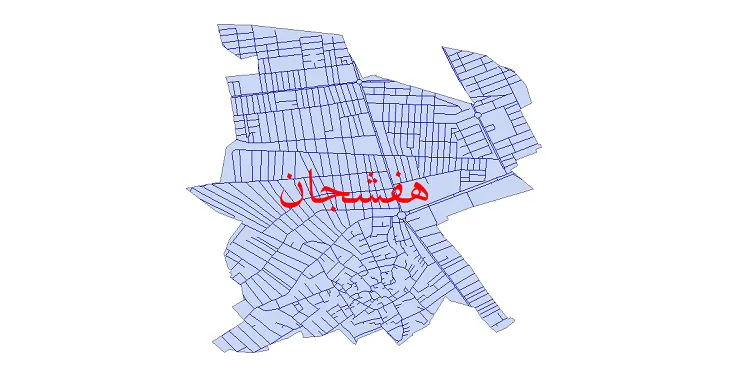 دانلود نقشه شیپ فایل شبکه معابر شهر هفشجان