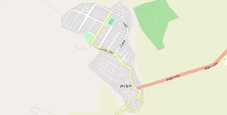 دانلود نقشه شهر جویم + pdf با کیفیت بالا