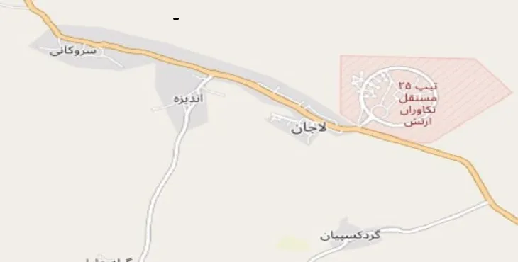 دانلود نقشه شهر لاجان + pdf با کیفیت بالا