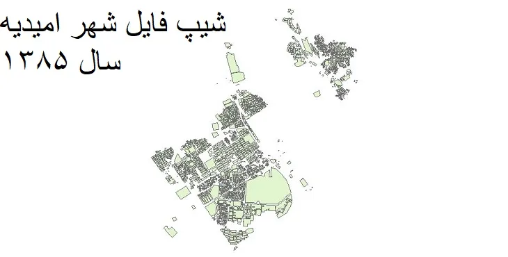 دانلود شیپ فایل بلوک آماری شهر امیدیه