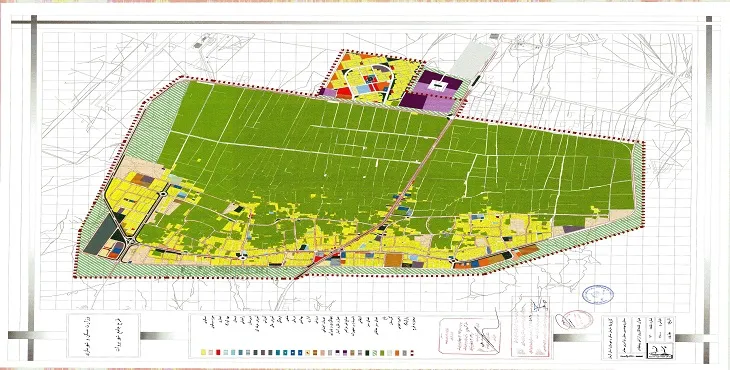 دانلود نقشه کاربری اراضی شهر بروات | وضع موجود+پیشنهادی