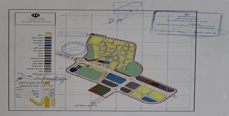 دانلود نقشه کاربری اراضی شهر بابارشانی | پیشنهادی