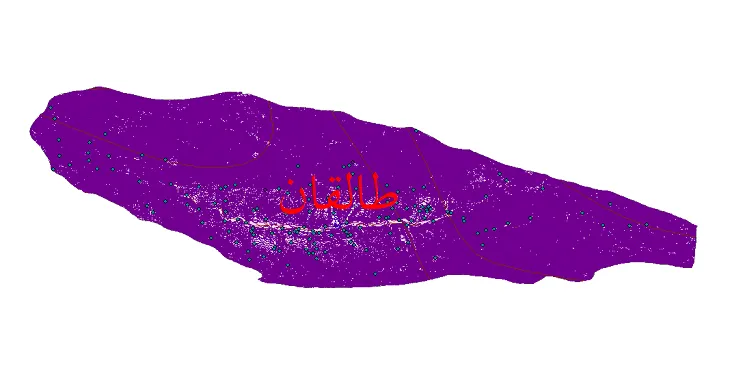 دانلود نقشه های شیپ فایل شهرستان طالقان + کاملترین لایه GIS