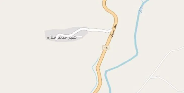 دانلود نقشه شهر چناره + pdf با کیفیت بالا