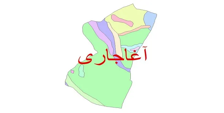 نقشه شیپ فایل (GIS) زمین‌ شناسی شهرستان آغاجاری