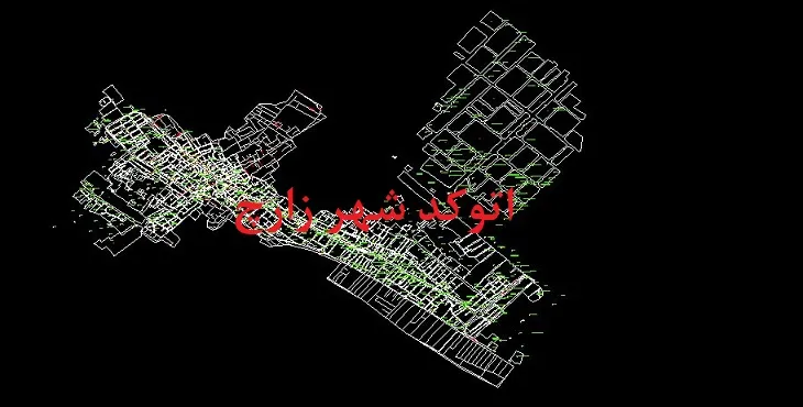 دانلود نقشه اتوکد شهر زارچ