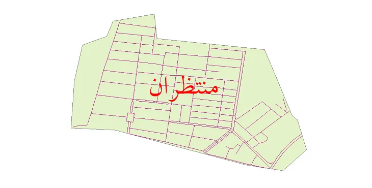 دانلود نقشه شیپ فایل شبکه معابر شهر منتظران