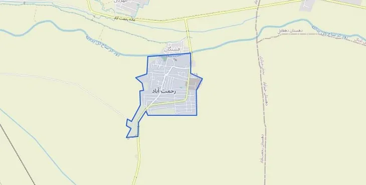 دانلود نقشه شهر رحمت آباد زرقان + pdf با کیفیت بالا
