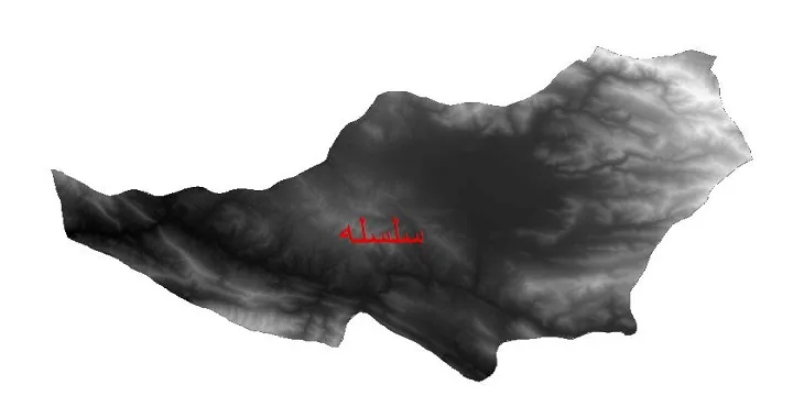 دانلود نقشه دم (DEM) شهرستان سلسله | دقت 30 متر