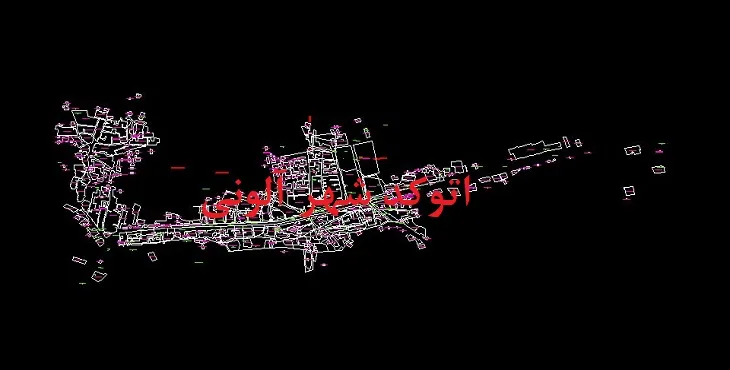 دانلود نقشه اتوکد شهر آلونی