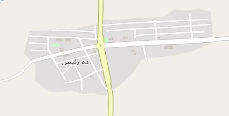 دانلود نقشه شهر ده رئیس + pdf با کیفیت بالا