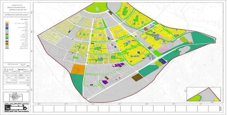 دانلود آلبوم نقشه های طرح جامع شهر فولادشهر